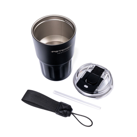 Cană termos neagră din oțel inoxidabil cu pereți dubli - Peterson PTR-PTN KT-01-360 BLACK [6]