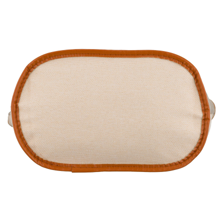 Geantă cosmetică din material sintetic bej și maro cu închidere cu fermoar - Peterson PTR-PTN KOS-DA-15-3477 B [8]