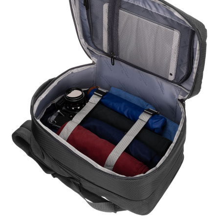 Rucsac de călătorie gri din poliester cu bretele reglabile - Peterson PTR-PTN BOCIAN-6415 D.GR [10]