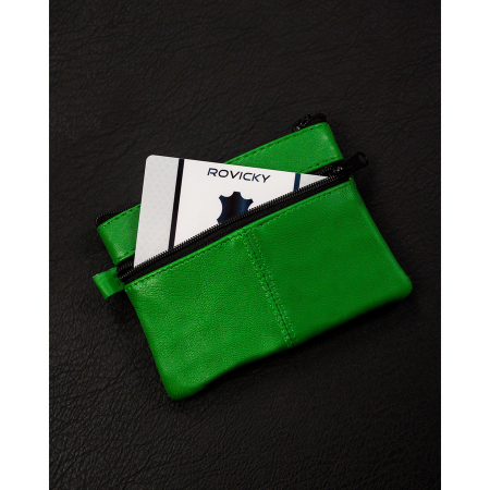 Husa pentru chei din piele verde închis PTR-KC-01-PDM D.GREEN [2]
