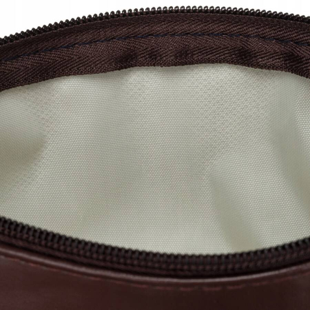 Geanta cosmetica de voiaj dama din piele ecologica - Rovicky PTR-KOS-36-8248 BL BR [5]