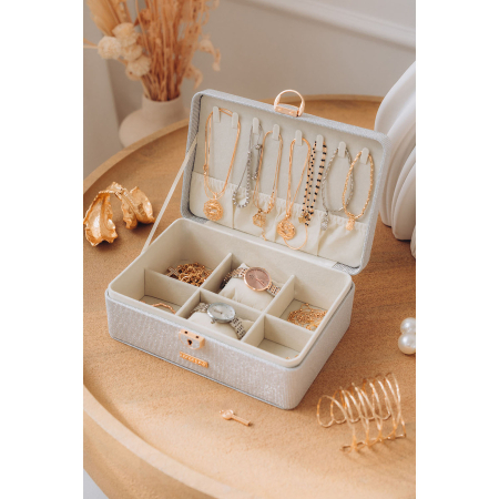 Cutie elegantă din argint cu zăvor și cheie - Peterson PTR-PTN SZK-08-3101 SILV [8]