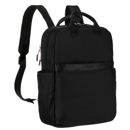 Rucsac de damă negru din nylon cu bretele reglabile - Peterson PTR-PTN JN-08-9980 BLACK [1]