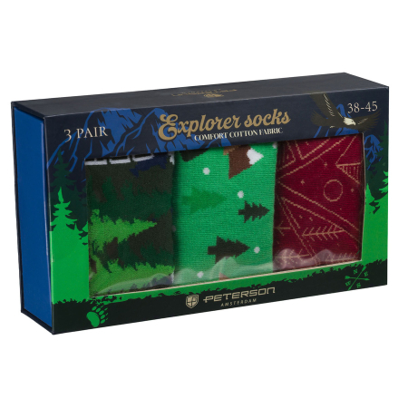 Set de șosete bărbătești cu modele outdoor în mărimile 38-44 - Peterson PTR-PTN SML-S3W-EX-38-44 [5]
