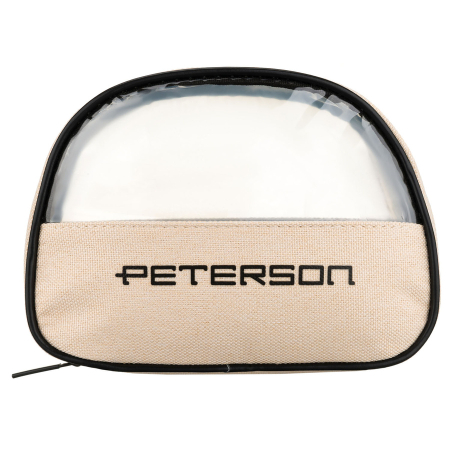 Geantă cosmetică din material sintetic bej și negru cu panou transparent - Peterson PTR-PTN KOS-DA-17-3507 B [1]