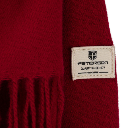 Eșarfă elegantă de damă roșie din poliester - Peterson PTR-PTN SP100C-5448 RED [3]