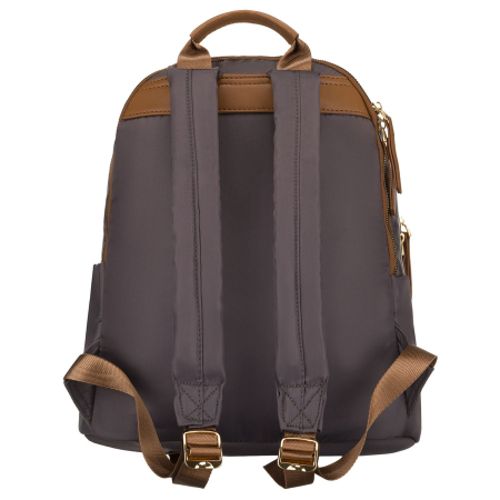 Rucsac gri, urban, pentru femei, din poliester, cu fermoare - Peterson PTR-PTN JN-11-0184 GRAY [7]