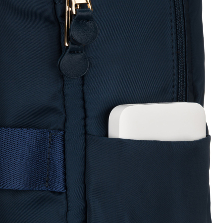 Rucsac de damă din nylon bleumarin cu mâner pentru prindere la valiză - Peterson PTR-PTN JN-09-0054 NAVY [12]