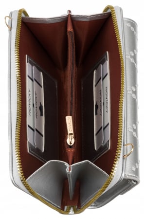 Poșetă-portofel elegant cu curea lungă - 4U Cavaldi PTR-M-13-1293 SI [5]