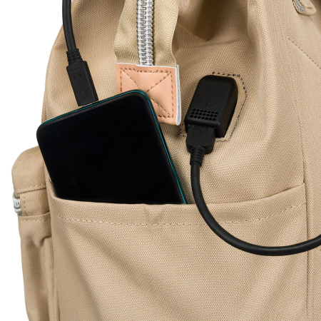Rucsac de călătorie pentru femei din poliester, de culoare bej, cu bretele reglabile - Peterson PTR-PTN BETA BEIGE [11]