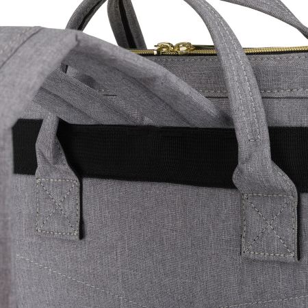 Rucsac gri pentru femei din poliester cu fermoar sigur - Peterson PTR-PTN ALFA GRAY [15]