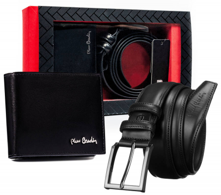 Seturi Cadou - Set cadou barbati portofel si curea din piele naturala Pierre Cardin PTR-ZM-PC33