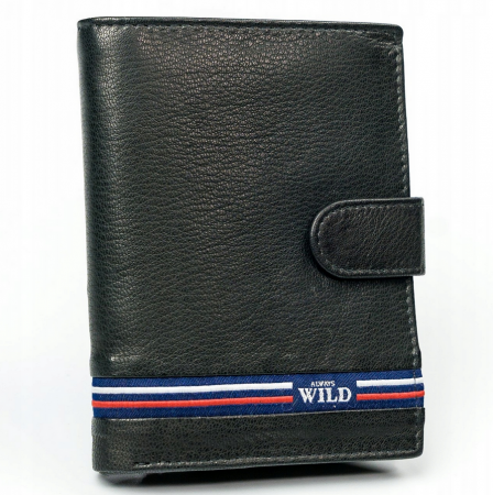 Portofele Barbati - Portofel barbati din piele naturala Always Wild PTR-N4L-GV-7795 BL