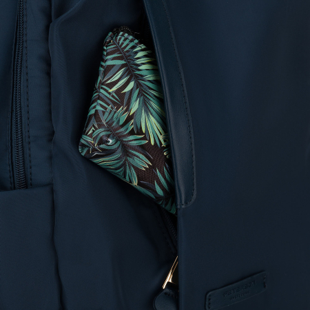 Rucsac de damă din nylon bleumarin cu mâner pentru prindere la valiză - Peterson PTR-PTN JN-09-0054 NAVY [14]
