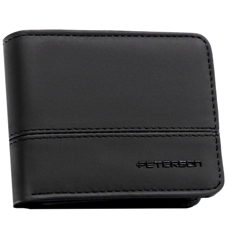 Portofele Barbati - Portofel din piele pentru barbati Peterson PTR-PTN EH-05Z BLACK