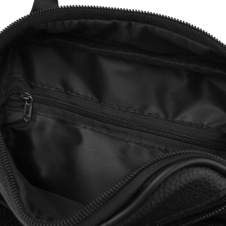 Geantă bărbătească din piele naturală de culoare neagră - Rovicky PTR-R-ST7-01-7571-BLACK [9]