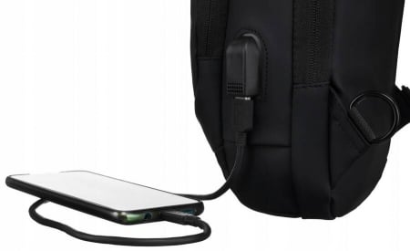 Geanta de umar cu port USB - Peterson PTR-PTN 88039-7127 BL [11]