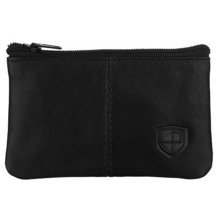 Husă elegantă pentru chei din piele neagră cu închidere cu fermoar - Peterson PTR-PTN BKC-001-TUM-6651 [1]