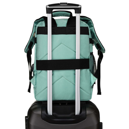 Rucsac de voiaj turcoaz cu două compartimente, cu mâner pentru valiză și port USB - Peterson PTR-PTN APP-6677 TURQUOI [7]