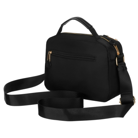 Geantă de damă din nylon negru, cu un singur compartiment, închidere cu fermoar - Peterson PTR-PTN JN-13-0252 BLACK [7]