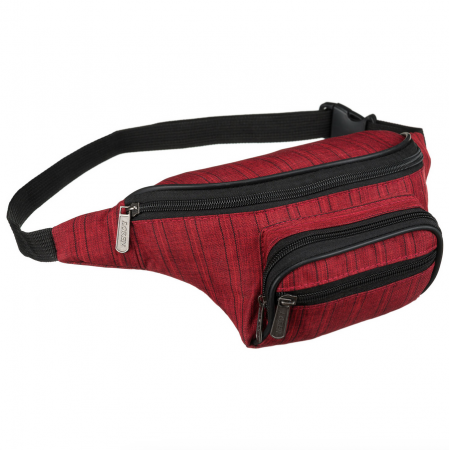 Accesorii Barbati - Geantă sport compactă din poliester roșu PTR-WB-N-1B-RED