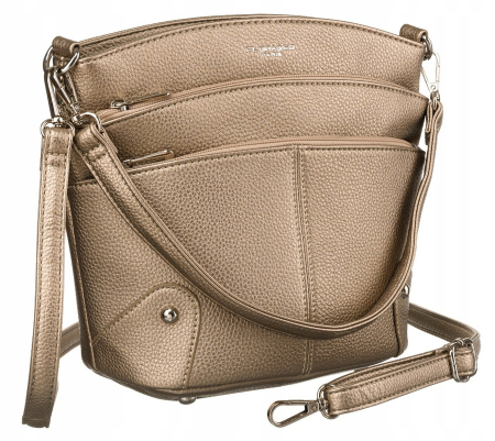 Genti Dama - Geanta de dama cu bareta si maner detasabil - David Jones PTR-F6938 TA