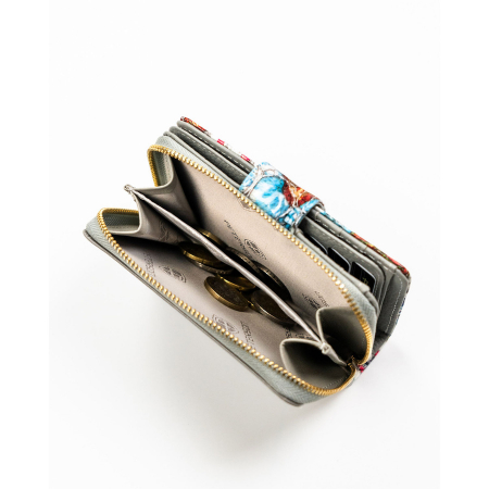 Portofel dama din piele naturala Peterson PTR-PTN PH31-LFL-7216 MU [7]