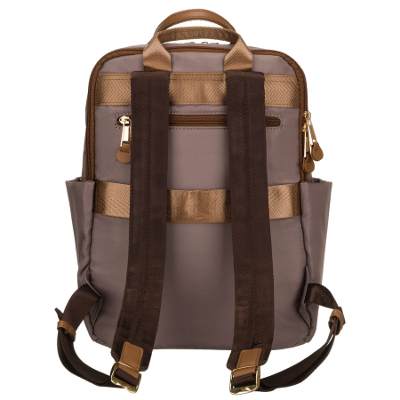 Rucsac de damă bej din nylon cu bretele reglabile și închidere cu fermoar - Peterson PTR-PTN JN-08-0016 BEIGE [7]
