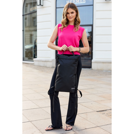 Rucsac-geantă spațios din material sintetic de culoare neagră - Rovicky PTR-R-735-9350 black [2]