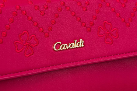 Poșetă-portofel elegant cu curea lungă - 4U Cavaldi PTR-M-13-1286 MAGENTA [3]