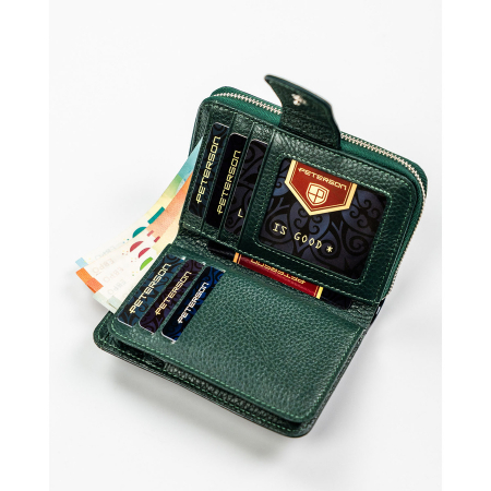 Portofel dama din piele naturala Peterson PTR-PTN PS115-FDS GREEN [7]