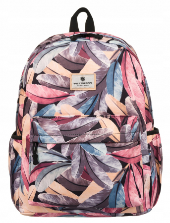 Rucsac mare, încăpător pentru femei, cu spațiu pentru laptop - Peterson PTR-PTN 77702-8056 PRINT [1]