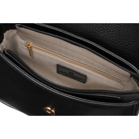 Geantă de umăr neagră pentru femei din piele ecologică cu husă inclusă - Peterson PTN TOR-ALE-22-5128 [5]