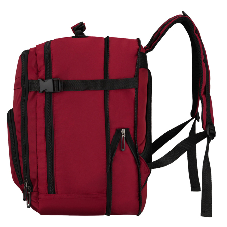 Rucsac de cabină din poliester bordo cu închidere cu fermoar - Peterson Weekender [4]