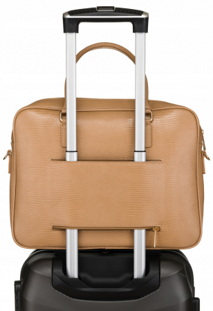 Geanta business din piele ecologica cu model care imita pielea de sarpe - Peterson PTR-PTN 1294-9671 BE [4]