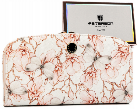 Portofele Dama - Portofel dama din piele Peterson PTR-PTN 1841-F8 BE F03