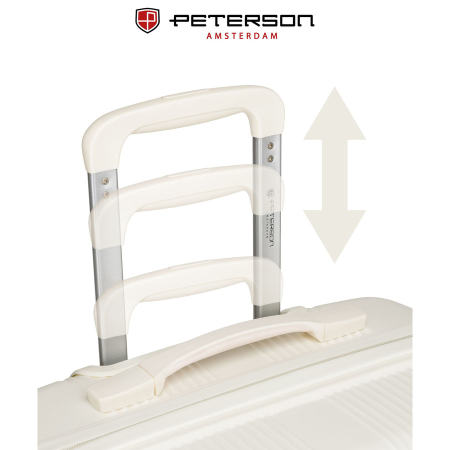 Valiză mare de călătorie bej cu carcasă impermeabilă - Peterson PTR-PTN PP-09-W-L-1464 B [8]