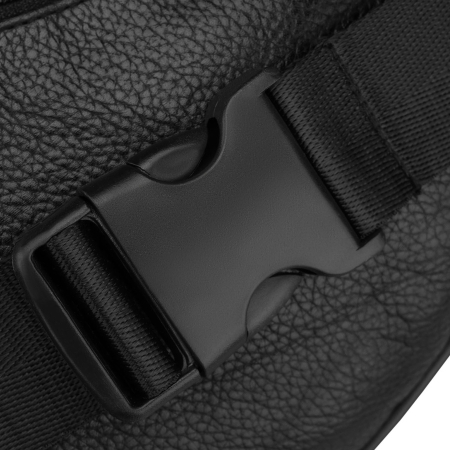 Geantă bărbătească din piele neagră cu închidere cu fermoar, compartiment unic - Rovicky PTR-R-3011-CLB-1807 BLAC [7]