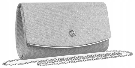 Import - Poseta de seara cu sclipici pentru dama - Rovicky PTR-R-XS013-8597 SIL