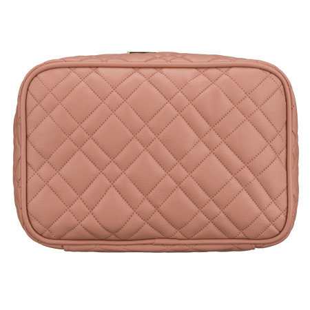 Geantă cosmetică roz, din material sintetic matlasat, cu închidere cu fermoar - Peterson PTR-PTN KOS-DA-11-3231 P [3]