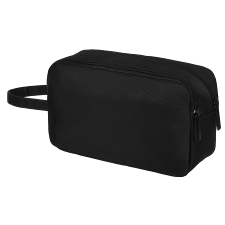 Geantă pentru cosmetice de călătorie din poliester neagră pentru bărbați cu închidere cu fermoar - Peterson PTR-PTN KOS-YG-02 BLACK [4]
