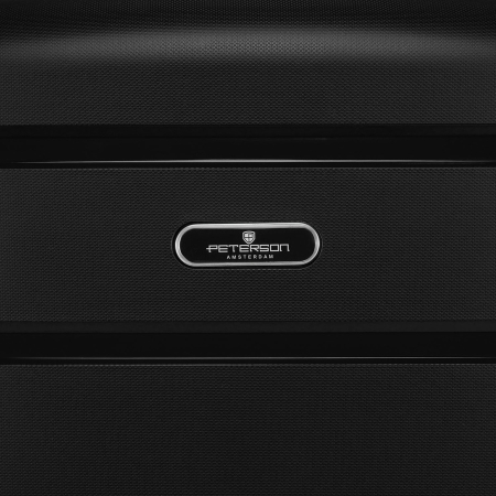 Valiză medie neagră din polipropilenă cu roți pivotante - Peterson PTR-PTN HPP-01-W-M-1778 [9]