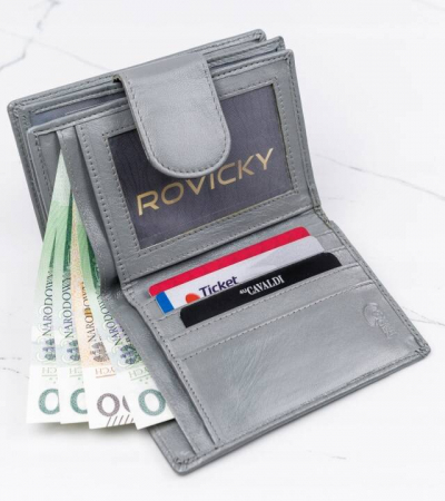 Portofel dama din piele naturala Cavaldi PTR-RD-09-GCL-7291 GR [7]
