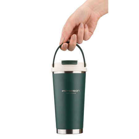 Cană termică verde din oțel inoxidabil cu o capacitate de 560 ml - Peterson [7]
