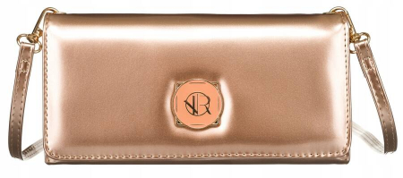 Mini geantă clutch de culoare aurie cu buzunar pentru telefon - Rovicky PTR-R-MW-01-6052 GOLD [1]