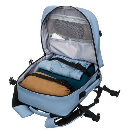 Rucsac de călătorie de mână, impermeabil, albastru - Peterson PTR-PTN SKYLINE-8640 BLU [7]