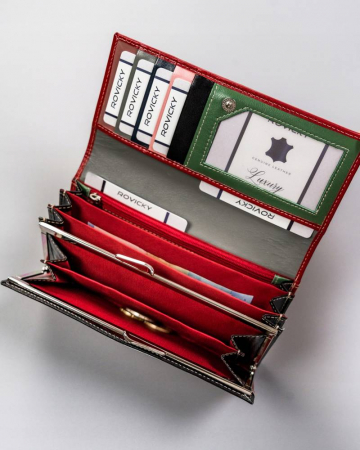 Portofel dama din piele naturala Cavaldi PTR-RD-23-GCL-1037 RE-MU [6]