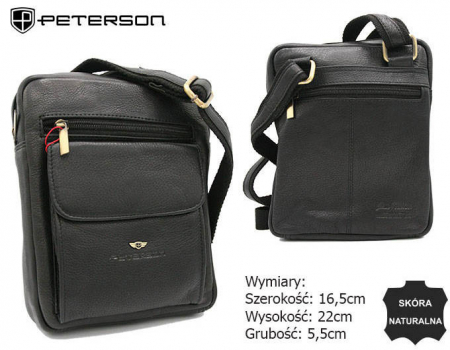 Geanta barbati de umar din piele naturala Peterson PTR-PTN-PR-100-NDM-2746 [8]