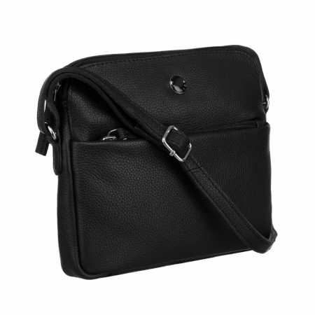 Genti Piele Naturala - Geanta dama din piele naturala Peterson PTR-PTN 20626-FTS-3625 B