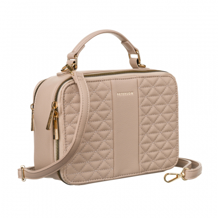 Genti Office - Geantă dama messenger mică, elegantă, din piele ecologică - Peterson PTR-PTN 1091-2-9541 BE